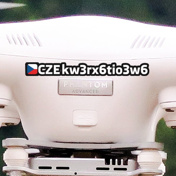 Stickers for drone - type CR1