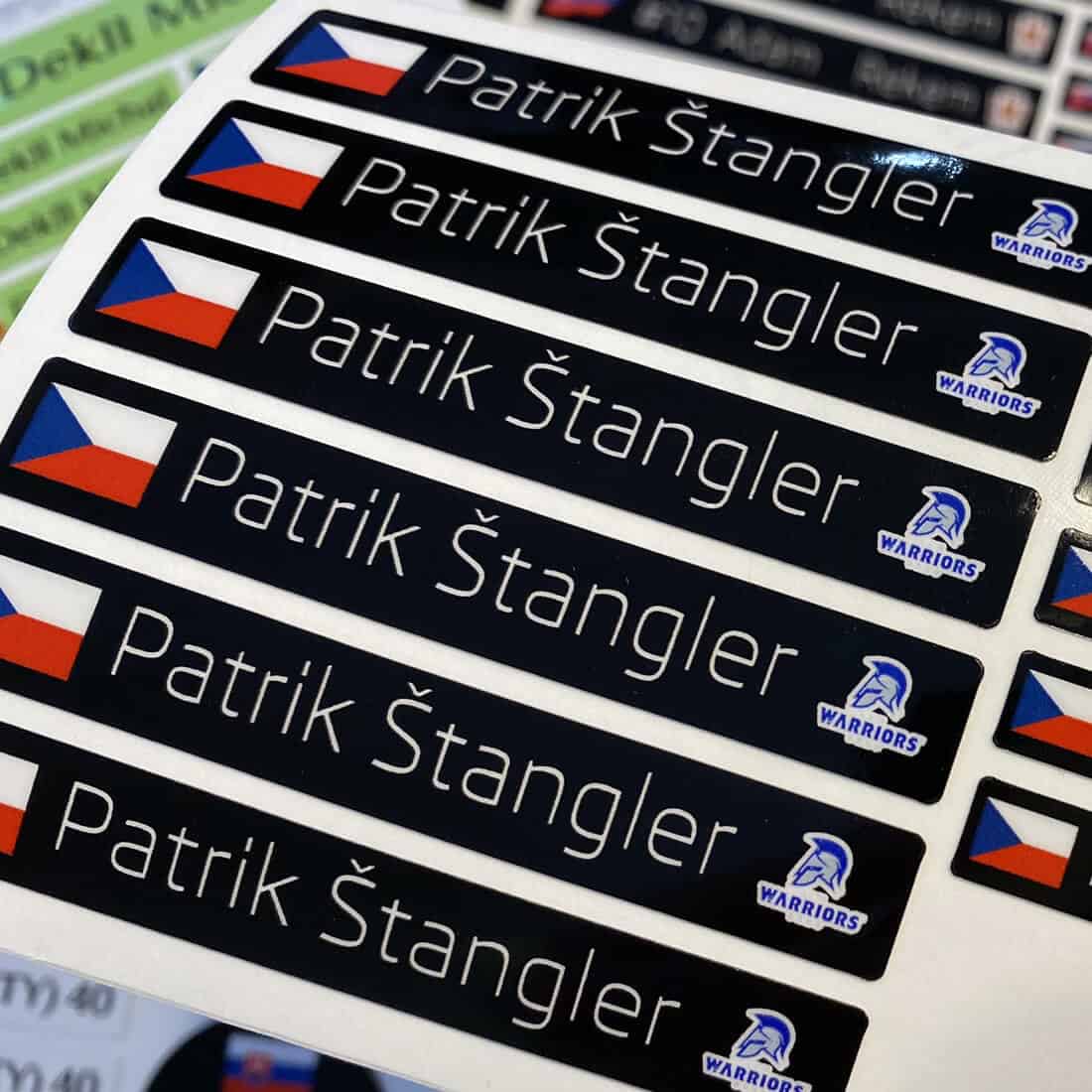 Stickers with name - type S2